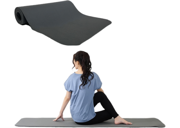 アイリスプラザ ヨガマット 便利な収納バッグ トレーニングマット ヨガ エクササイズ 筋力トレーニング トレーニングマット