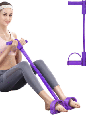 トレーニングチューブ シットアップ ヨガ ゴムチューブ 腹筋運動 筋トレグッズ 美尻 ダイエット 筋トレ 腹筋用弾性ロープ