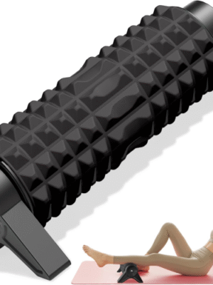 ミジキリン2025年新発売 三角スタンド フォームローラー 筋膜リリース (特許出願中 滑り止め固定スタンド付き) 初心者向け ストレッチポール